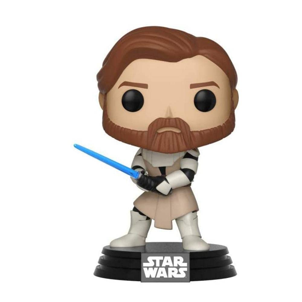 Funko POP!: Star Wars: Clone Wars: OBI Wan OBI-Wan Kenobi - Collectible Vinyl Figure - Gift Idea - Official Merchandise - for Kids & Adults - TV Fans - Model Figure for Collectors and Display