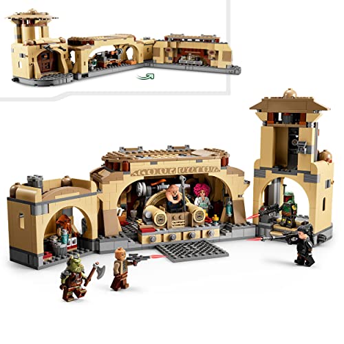 LEGO Star Wars Boba Fett’s Throne Room Building Kit 75326, with Jabba The Hutt Palace and 7 Minifigures, Star Wars Building Set, Great Gift for Star Wars Fans, Boys, Girls, Kids Age 7+ Years Old