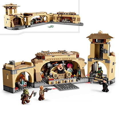 LEGO Star Wars Boba Fett’s Throne Room Building Kit 75326, with Jabba The Hutt Palace and 7 Minifigures, Star Wars Building Set, Great Gift for Star Wars Fans, Boys, Girls, Kids Age 7+ Years Old