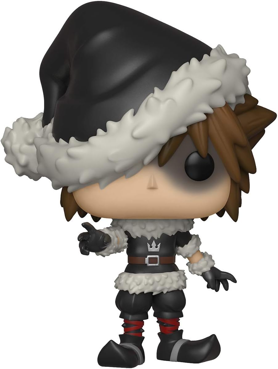 Pop Kingdom Hearts Christmas Town Sora Exclusive Vinyl Figure