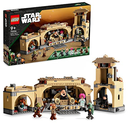 LEGO Star Wars Boba Fett’s Throne Room Building Kit 75326, with Jabba The Hutt Palace and 7 Minifigures, Star Wars Building Set, Great Gift for Star Wars Fans, Boys, Girls, Kids Age 7+ Years Old