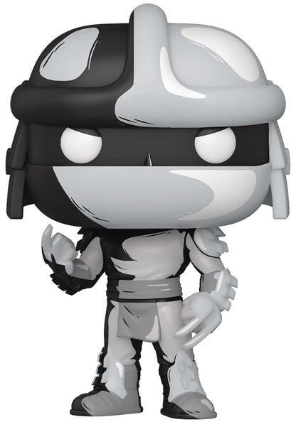 POP Teenage Mutant Ninja Turtles - Shredder (PX Previews Exclusive) Black & White Chase Funko Vinyl Figure (Bundled with Compatible Box Protector Case)