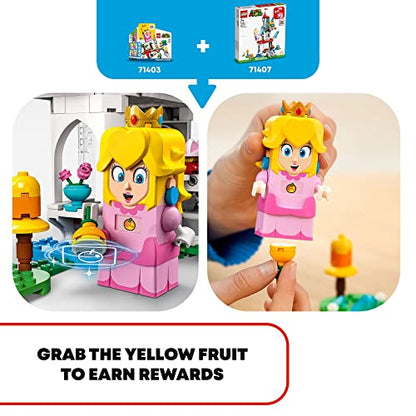 LEGO Super Mario Cat Peach Suit and Frozen Tower Expansion Set 71407 Building Toy Set for Kids, Boys, and Girls Ages 7+ (494 Pieces)