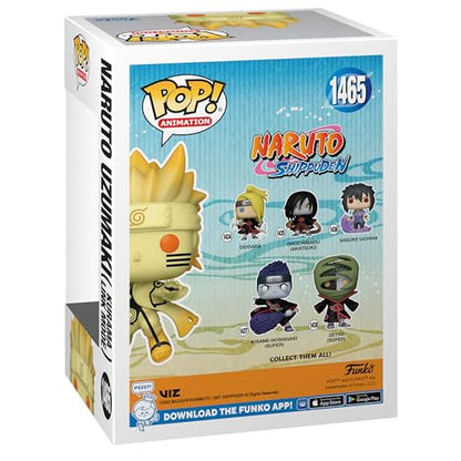 Funko Pop Chase Naruto Shippuden - Naruto Uzumaki (Kurama Link Mode) (GITD) Figure (AA Anime Exclusive)