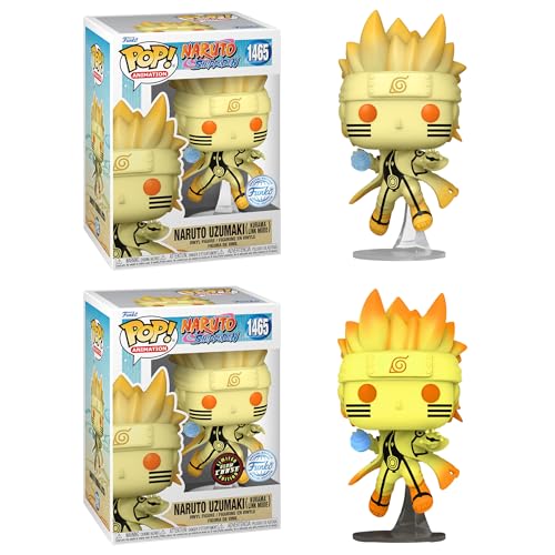 Funko Pop Chase Naruto Shippuden - Naruto Uzumaki (Kurama Link Mode) (GITD) Figure (AA Anime Exclusive)