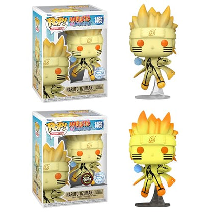 Funko Pop Chase Naruto Shippuden - Naruto Uzumaki (Kurama Link Mode) (GITD) Figure (AA Anime Exclusive)