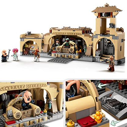 LEGO Star Wars Boba Fett’s Throne Room Building Kit 75326, with Jabba The Hutt Palace and 7 Minifigures, Star Wars Building Set, Great Gift for Star Wars Fans, Boys, Girls, Kids Age 7+ Years Old