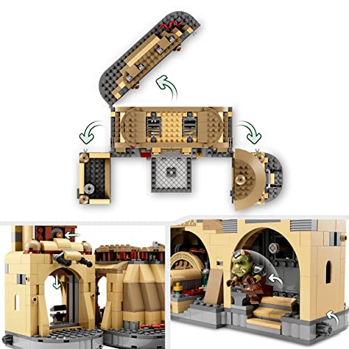 LEGO Star Wars Boba Fett’s Throne Room Building Kit 75326, with Jabba The Hutt Palace and 7 Minifigures, Star Wars Building Set, Great Gift for Star Wars Fans, Boys, Girls, Kids Age 7+ Years Old