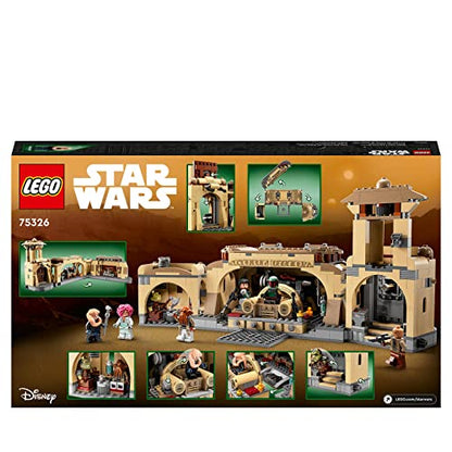 LEGO Star Wars Boba Fett’s Throne Room Building Kit 75326, with Jabba The Hutt Palace and 7 Minifigures, Star Wars Building Set, Great Gift for Star Wars Fans, Boys, Girls, Kids Age 7+ Years Old