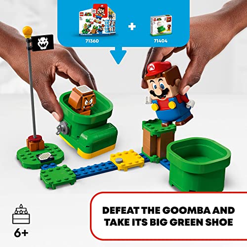 LEGO Super Mario Goomba’s Shoe Expansion Set 71404 Building Toy Set for Kids, Boys, and Girls Ages 6+ (76 Pieces)