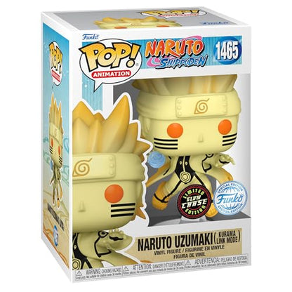 Funko Pop Chase Naruto Shippuden - Naruto Uzumaki (Kurama Link Mode) (GITD) Figure (AA Anime Exclusive)