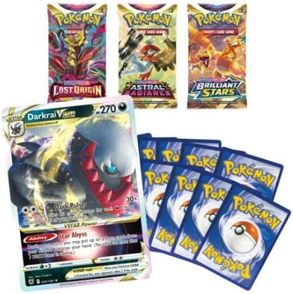 Pokemon TCG VSTAR Premium Collection Box w/Sleeves - 8 Packs Promo Cards (Darkrai VSTAR)