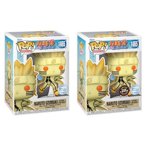 Funko Pop Chase Naruto Shippuden - Naruto Uzumaki (Kurama Link Mode) (GITD) Figure (AA Anime Exclusive)