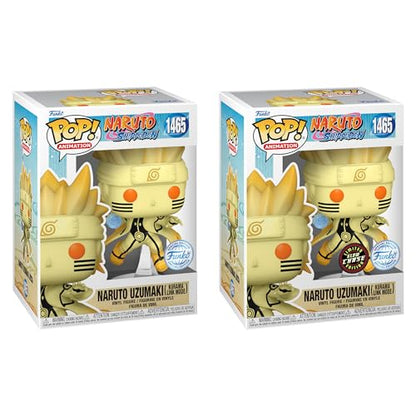 Funko Pop Chase Naruto Shippuden - Naruto Uzumaki (Kurama Link Mode) (GITD) Figure (AA Anime Exclusive)