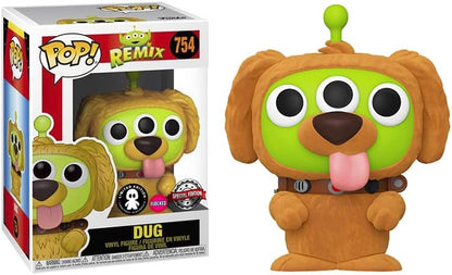 Funko Pop! Disney: Pixar Alien Remix - Alien as Dug Flocked Vinyl Figure