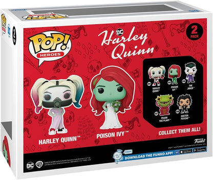 Funko Pop! Heroes: Harley Quinn and Poison Ivy Wedding 2-Pack (Exclusive)