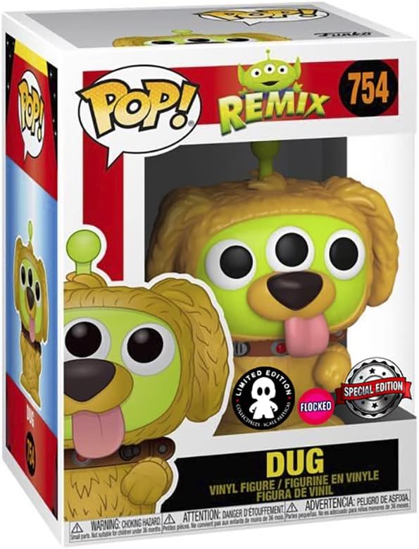 Funko Pop! Disney: Pixar Alien Remix - Alien as Dug Flocked Vinyl Figure