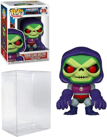 Terror Claws Skeletor Pop #39 Retro Toys Master s of The Universe Vinyl Figure (Bundled with EcoTek Protector to Protect Display Box)