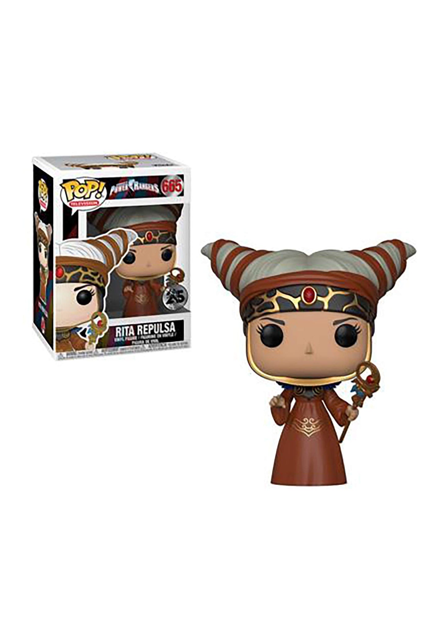 Funko Pop Television: Power Rangers - Rita Repulsa Collectible Figure, Multicolor