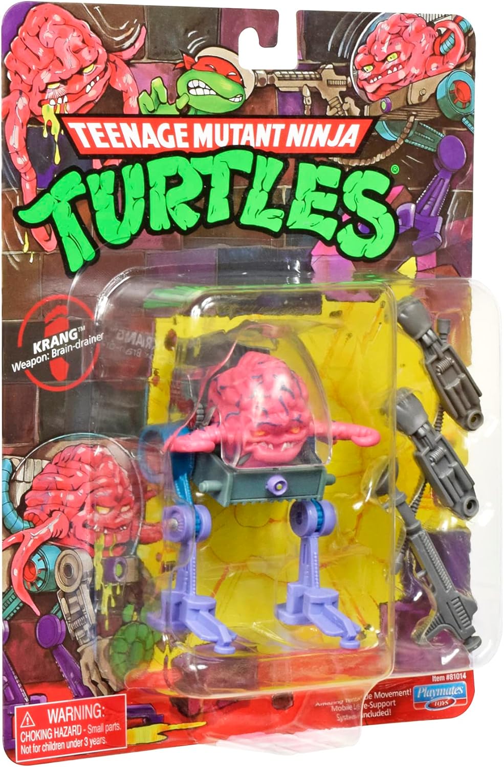 Teenage Mutant Ninja Turtles: 4” Original Classic Krang Basic Figure by Playmates Toys