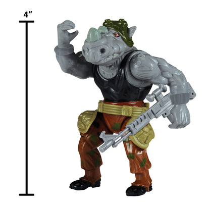 Teenage Mutant Ninja Turtles: 4” Original Classic Rocksteady Basic Figure by Playmates Toys