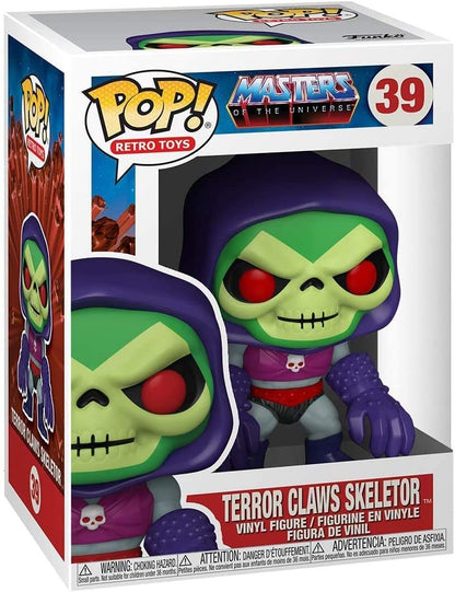 Terror Claws Skeletor Pop #39 Retro Toys Master s of The Universe Vinyl Figure (Bundled with EcoTek Protector to Protect Display Box)