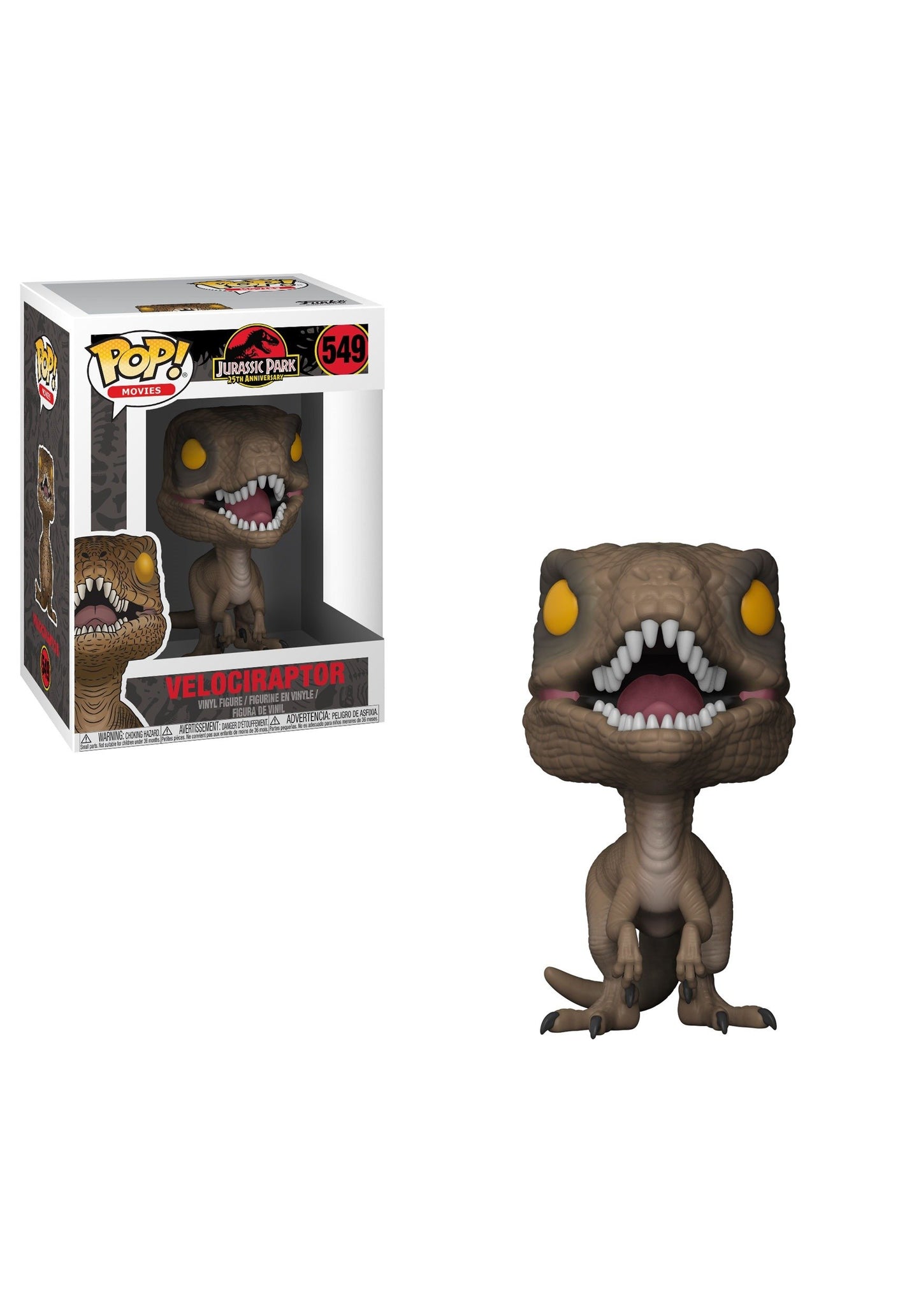 Funko Pop! Movies: Jurassic Park - Velociraptor Collectible Figure