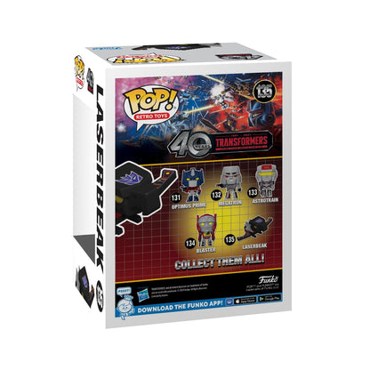 Funko Pop! Retro Toys: Transformers: Generation 1-40th Anniversary, Laserbeak with Chase (Styles May Vary)