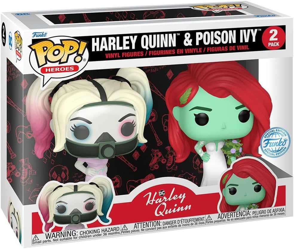 Funko Pop! Heroes: Harley Quinn and Poison Ivy Wedding 2-Pack (Exclusive)