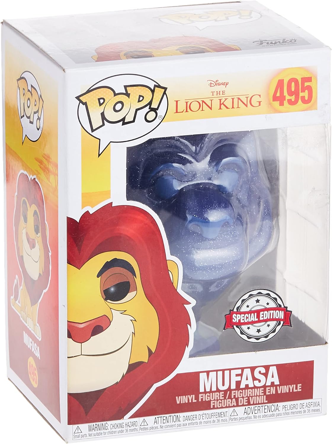 Funko Pop! the Lion King Spirit Mufasa Exclusive Figure 495