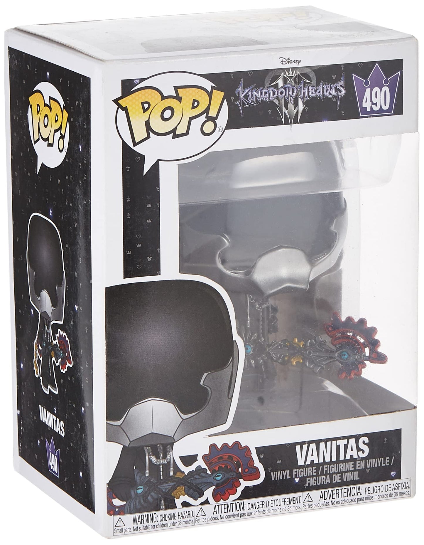 Funko Pop Disney: Kingdom Hearts 3 - Vanitas Collectible Figure, Multicolor