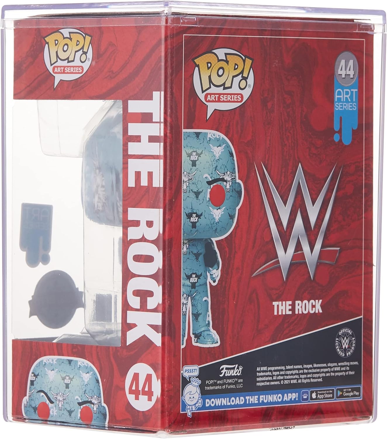 POP Artist Series: WWE-The Rock w/Case (Exclusive Edition) -44 //59560