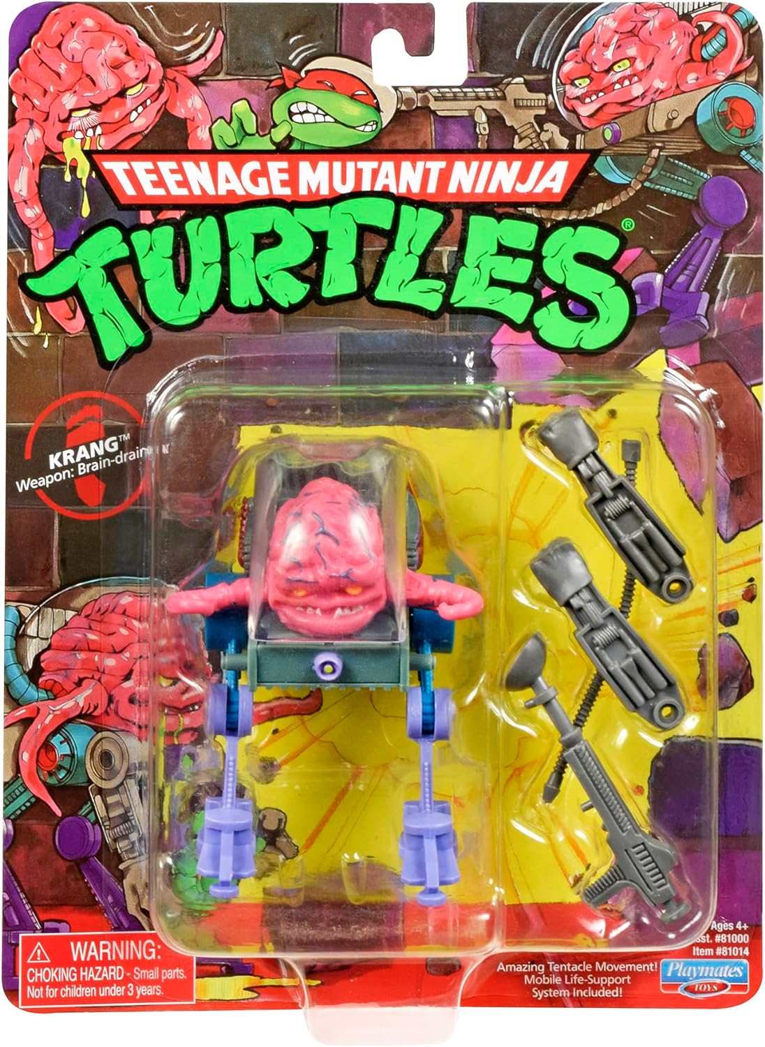 Teenage Mutant Ninja Turtles: 4” Original Classic Krang Basic Figure by Playmates Toys