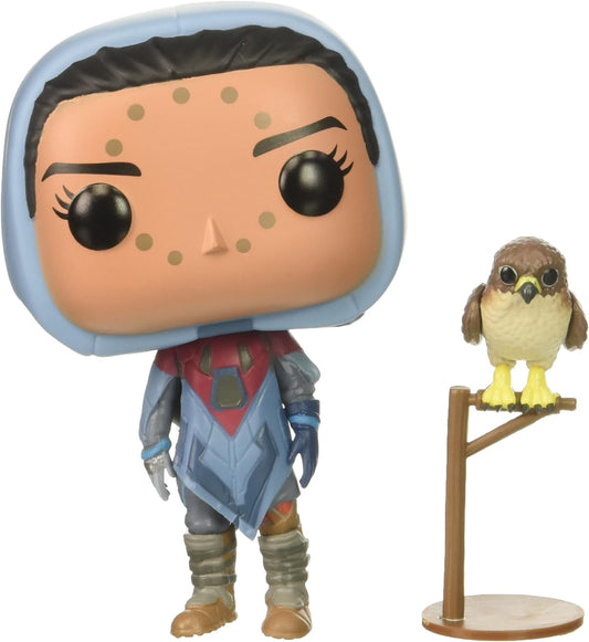 Funko POP! Games: Destiny Hawthorne with Hawk Collectible Figure, Multicolor