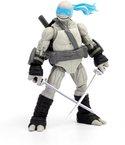 The Loyal Subjects Teenage Mutant Ninja Turtles BST AXN IDW Comic Inspired 'Black & White' 5-inch Action Figure 4-Pack