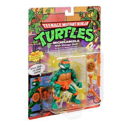 Teenage Mutant Ninja Turtles: 4” Original Classic Storage Shell Leonardo Basic Figure by Playmates Toys