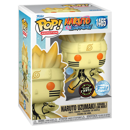 Funko Pop Chase Naruto Shippuden - Naruto Uzumaki (Kurama Link Mode) (GITD) Figure (AA Anime Exclusive)