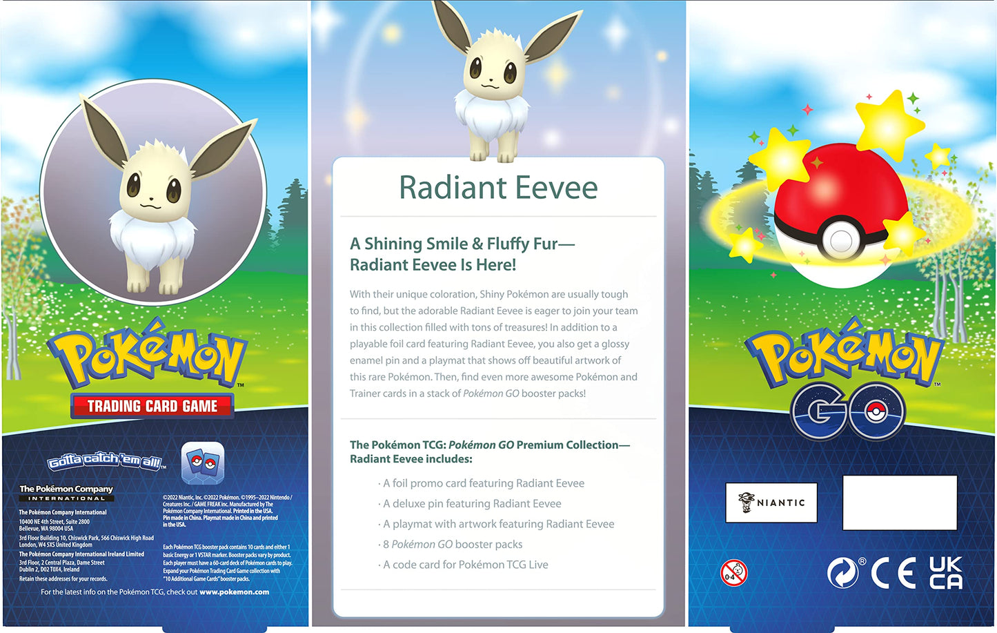 Pokemon TCG: Pokemon GO Premium Collection - Radiant Eevee …