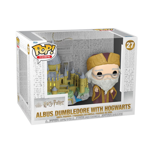 Funko Pop! Town: Harry Potter 20th Anniversary - Dumbledore with Hogwarts