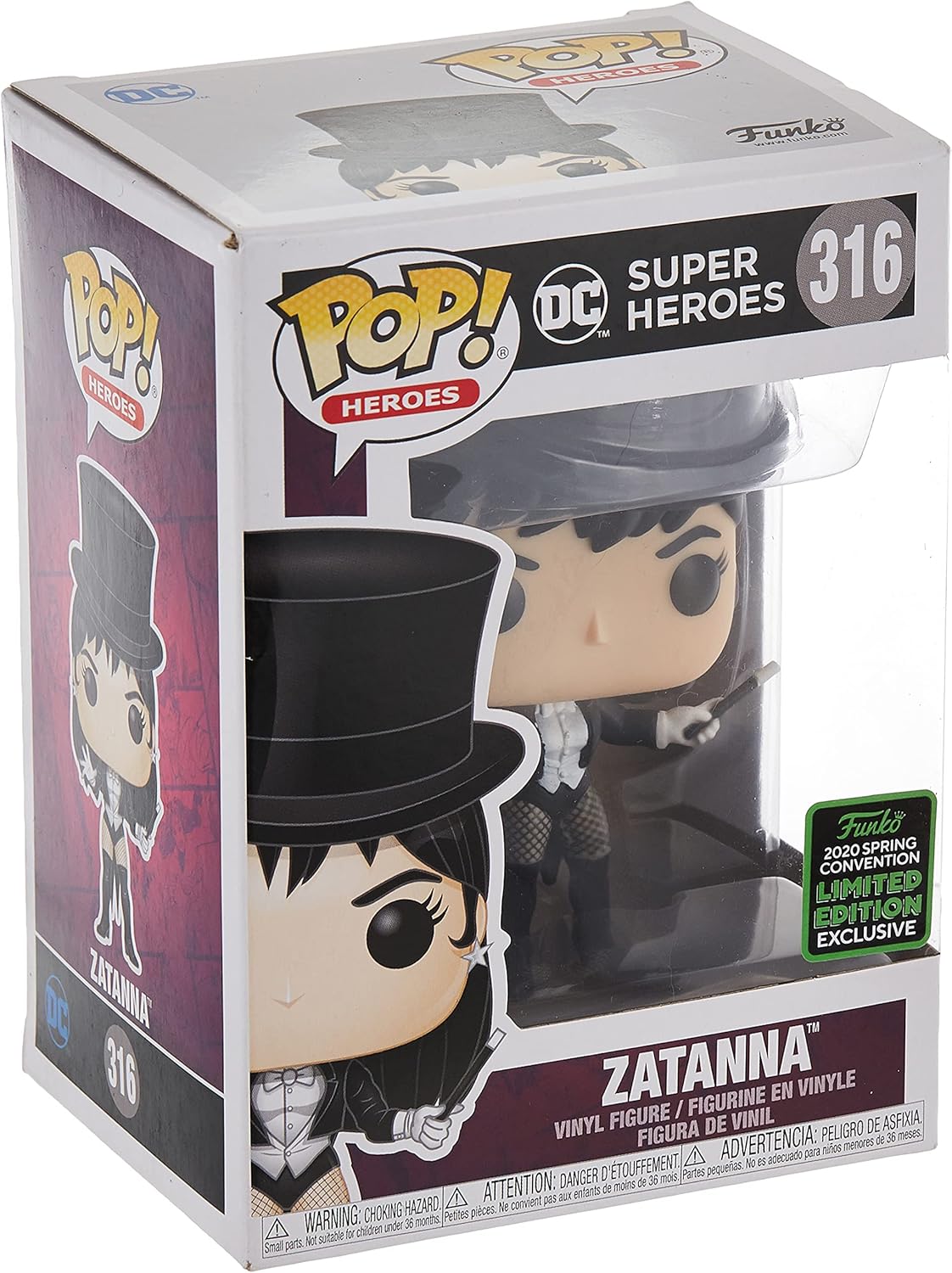 Funko POP! Heroes: DC - Zatanna (ECCC) Exclusive #316