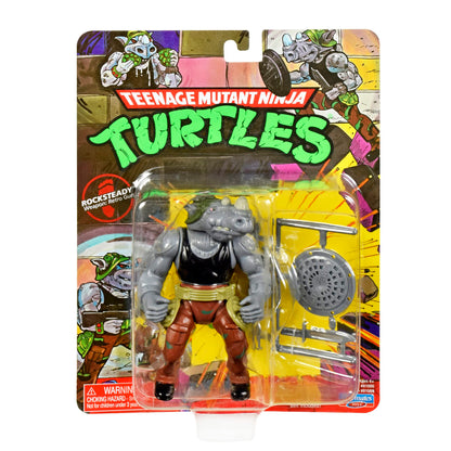 Teenage Mutant Ninja Turtles: 4” Original Classic Rocksteady Basic Figure by Playmates Toys