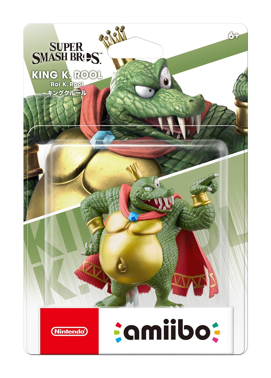 Nintendo amiibo - King K. Rool - Super Smash Bros. Series - Nintendo Wii;GameCube;