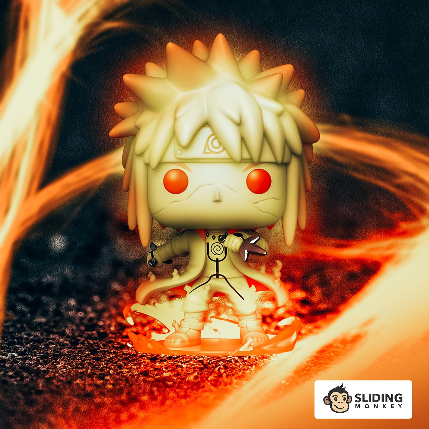 Funko Pop Chase Naruto Shippuden - Naruto Uzumaki (Kurama Link Mode) (GITD) Figure (AA Anime Exclusive)