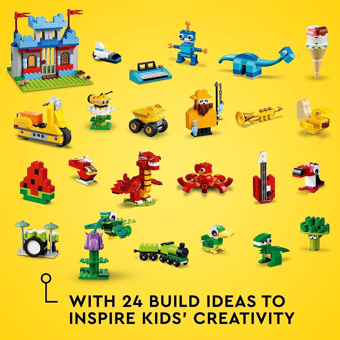 LEGO Classic Build Together 11020 Creative Building Toy Set for Kids, Girls, and Boys Ages 5+ (1,601 Pieces)