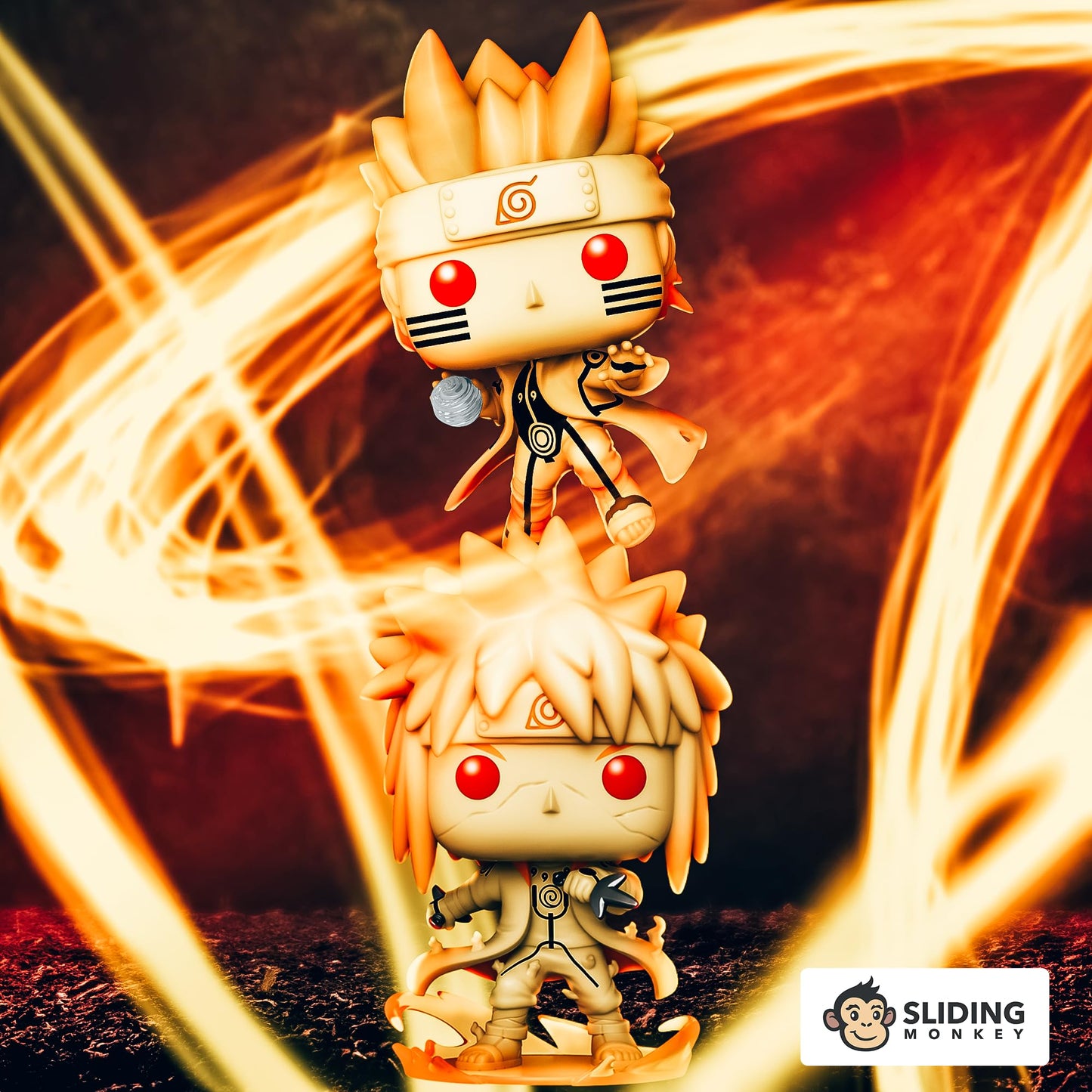 Funko Pop Chase Naruto Shippuden - Naruto Uzumaki (Kurama Link Mode) (GITD) Figure (AA Anime Exclusive)