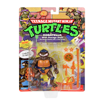 Teenage Mutant Ninja Turtles: 4” Original Classic Storage Shell Leonardo Basic Figure by Playmates Toys