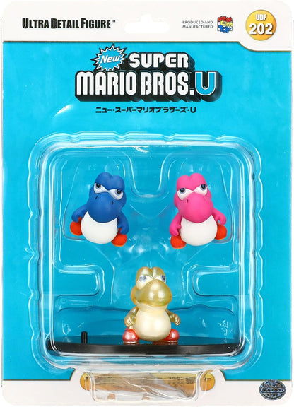 Medicom Nintendo Super Mario Bros. Ultra Detail Figure Series 2: Baby Yoshi UDF 3-Pack Action Figure