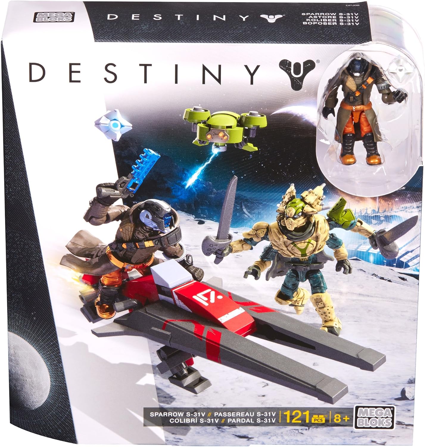 Mega Construx Destiny Sparrow S-10V Building Kit