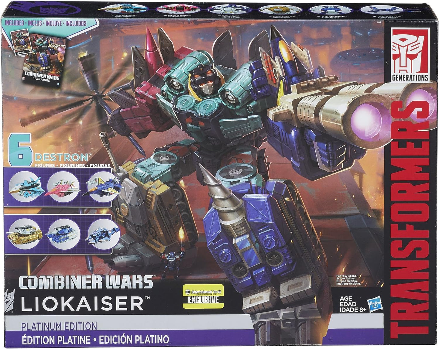 Hasbro Transformers Generations Combiner Wars 2016 Liokaiser Platinum Edition Action Figure