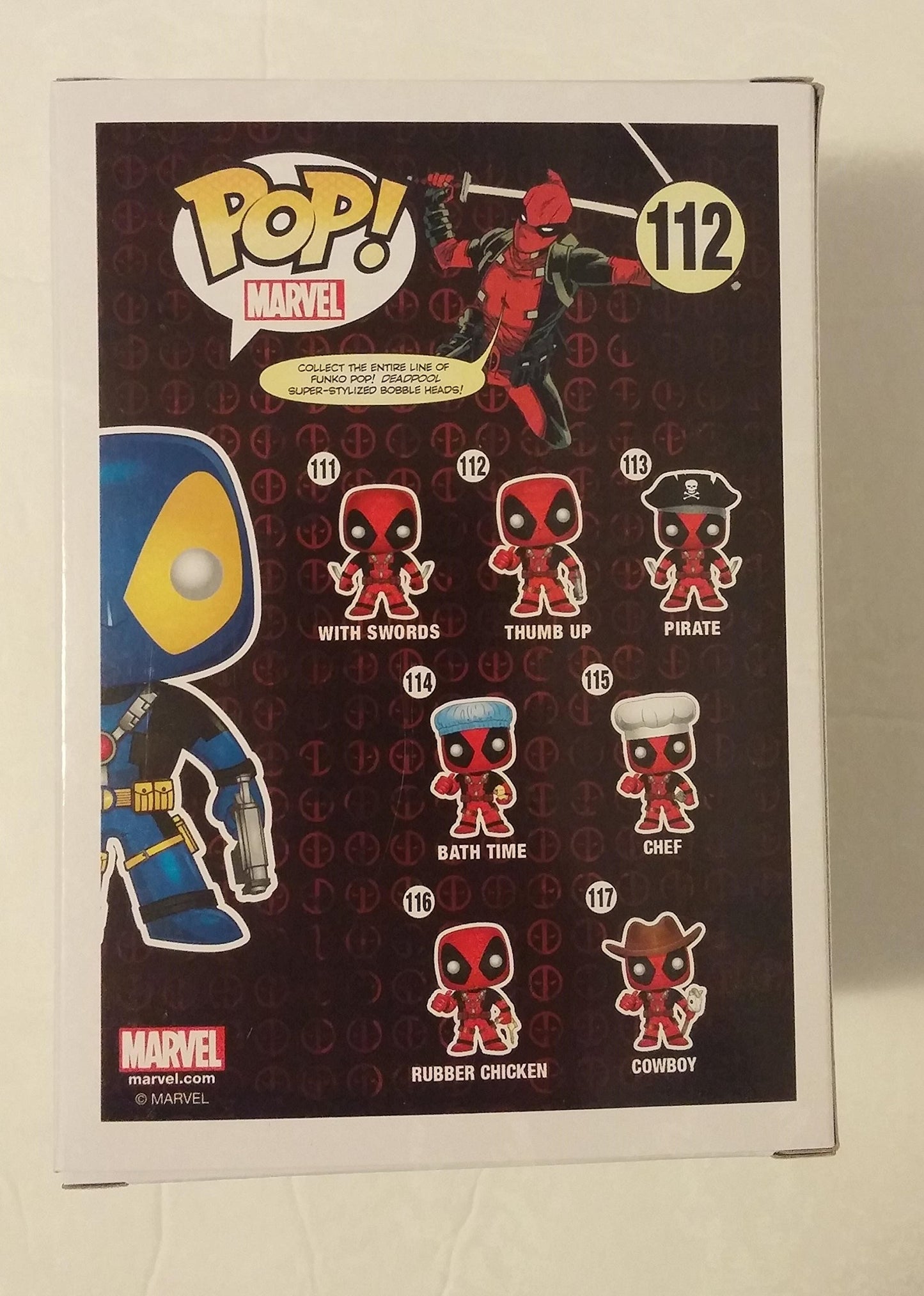 Funko Marvel X-Men Deadpool Pop Vinyl Figure Blue and Yellow